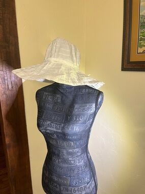 San Diego Hat Company White Wide-Brim Summer Sun Hat